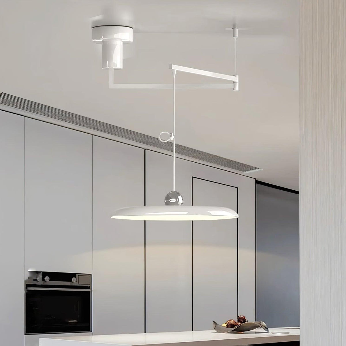 Adjustable Arm Industrial Pendant Light