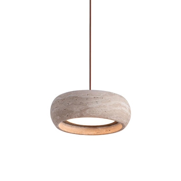 Pendant Light For Warm Ambience Travertine Donut
