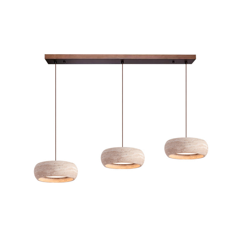 Pendant Light For Warm Ambience Travertine Donut