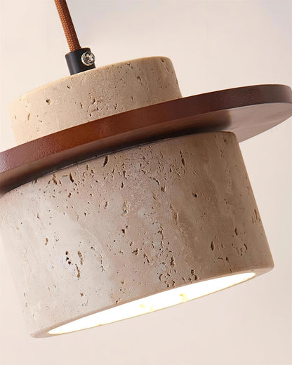 Warm Ambience Set For Pendant Lights Travertine Lunara