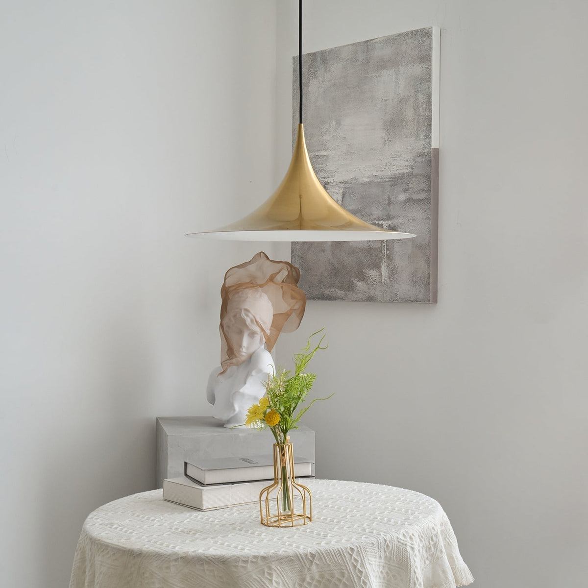 Elegant Dining Lighting Pendant Lamp With Slim Neck