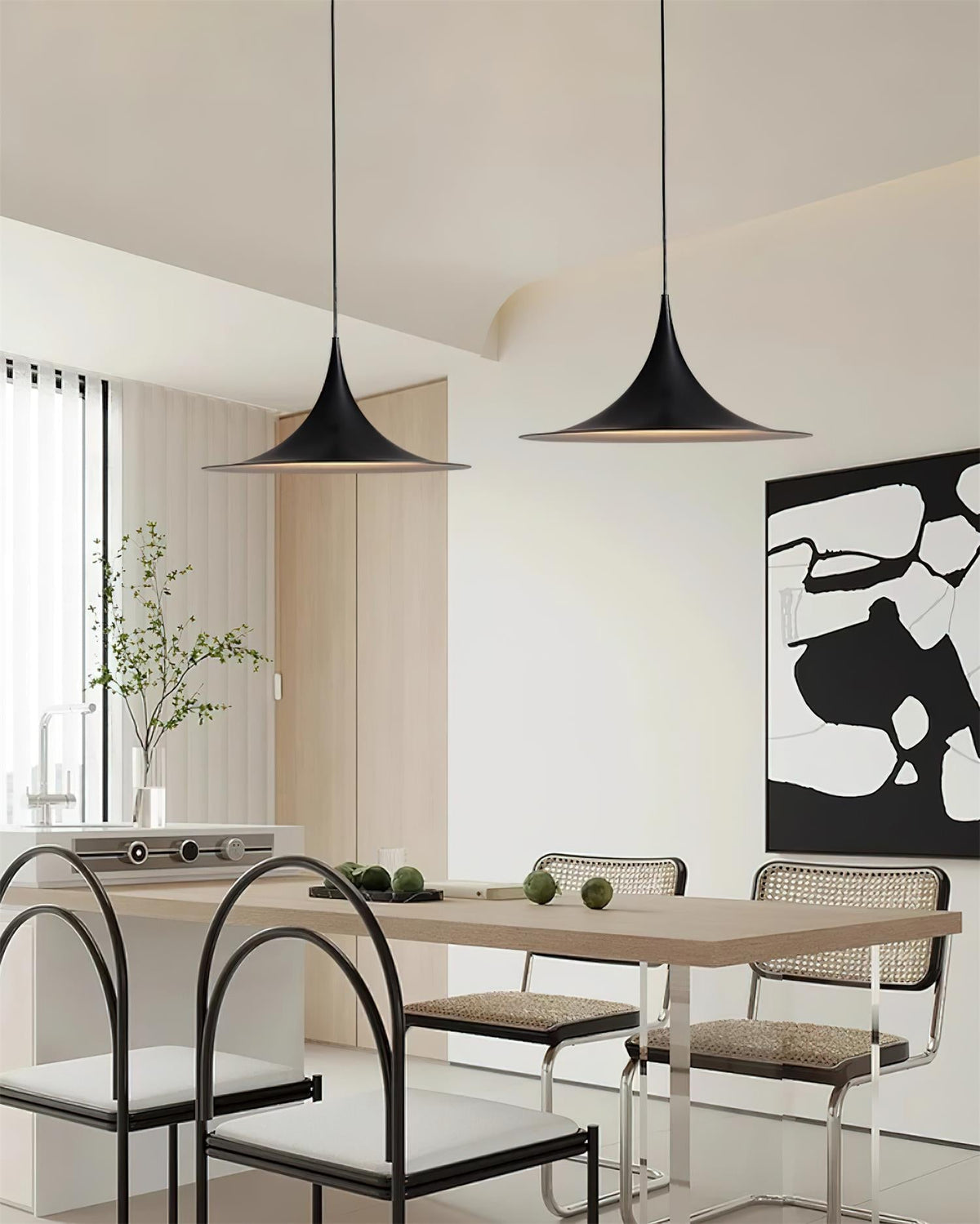 Elegant Dining Lighting Pendant Lamp With Slim Neck