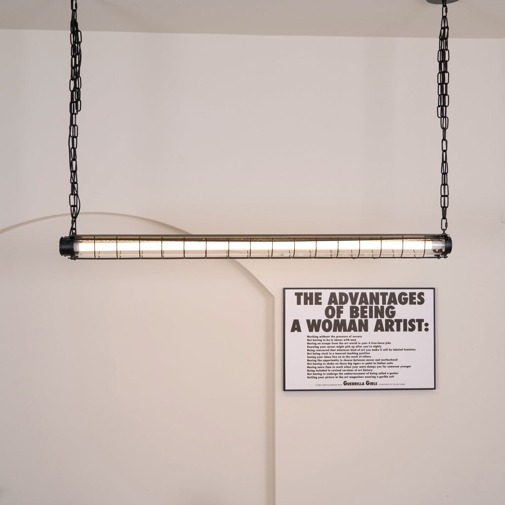 Integrated LED Industrial Linear Pendant Light