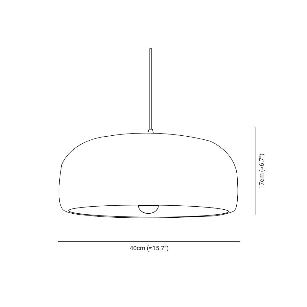 Dome Gray Cloud Pendant Light for Ambient Glow