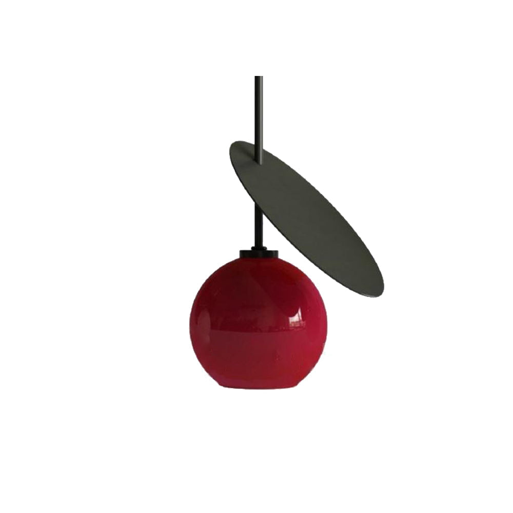 Glass Bubble Cherry Pendant Light Enhances Ambience