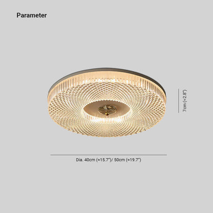 Ceiling Light Sphere Halo With Warm Ambient Glow