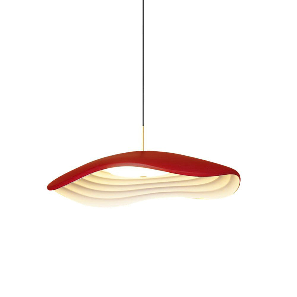 Integrated LED Pendant Light With Wave