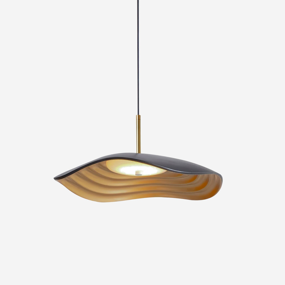 Integrated LED Pendant Light With Wave