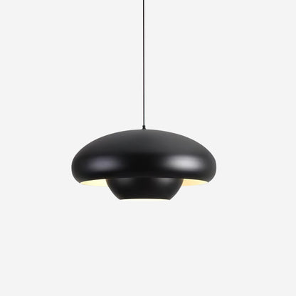 Dimmable Black Metal Pendant Light Fixture