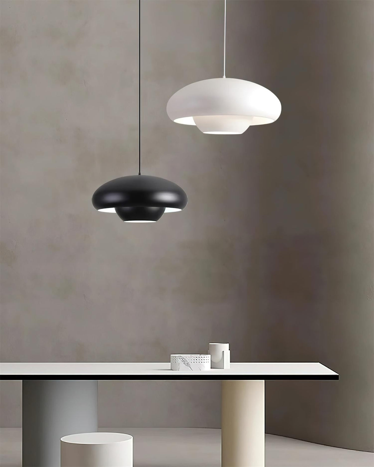 Dimmable Black Metal Pendant Light Fixture