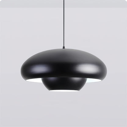 Dimmable Black Metal Pendant Light Fixture