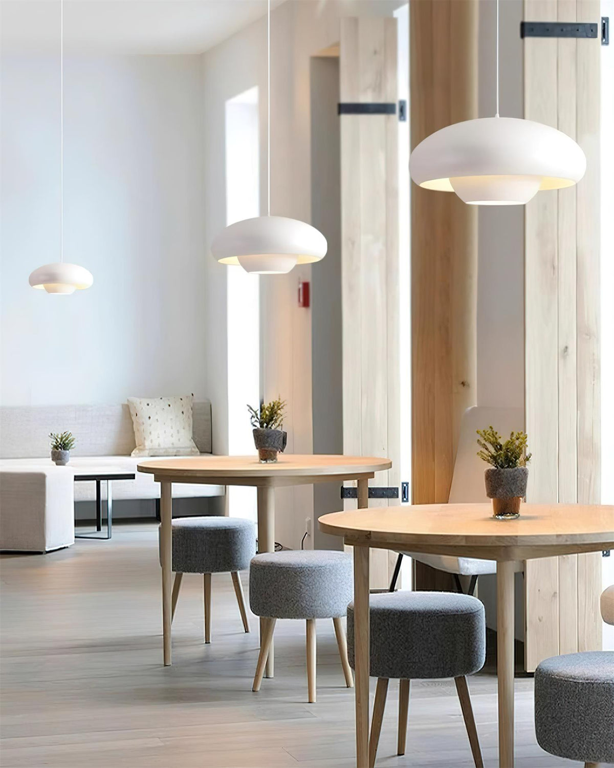 Dimmable Black Metal Pendant Light Fixture