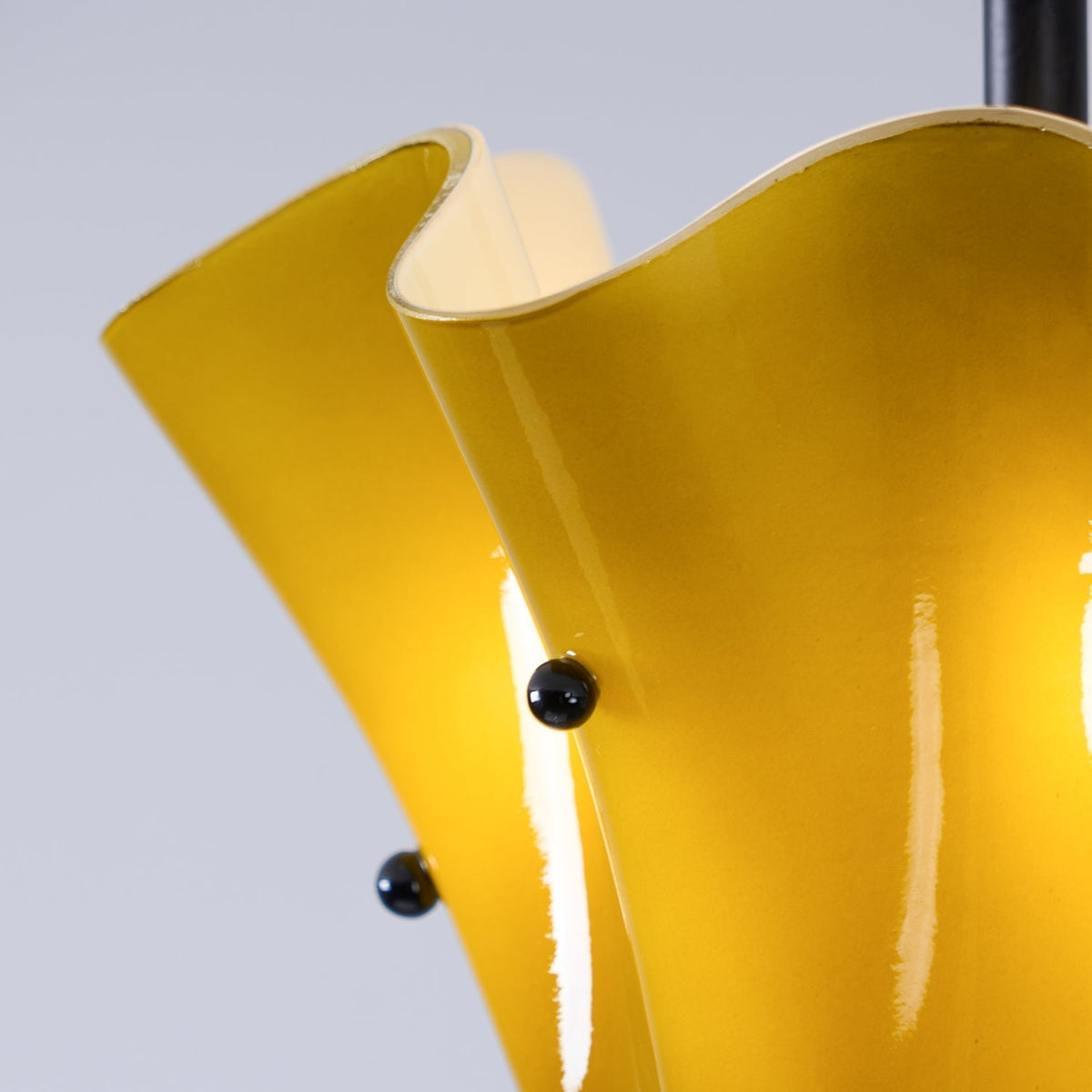 G9 Socket Art Glass Semi Flush Ceiling Light