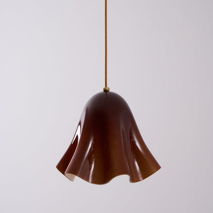 Ambient Glow Elegant Brass Glass Pendant Light