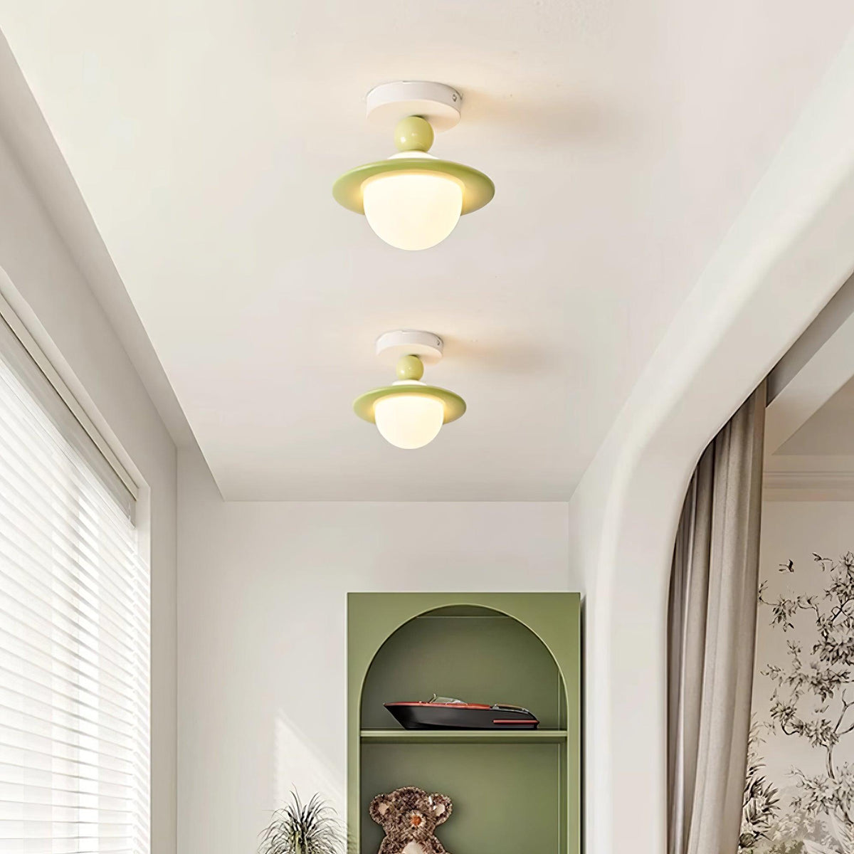 20cm Damp Rated G9 Socket Ceiling Light