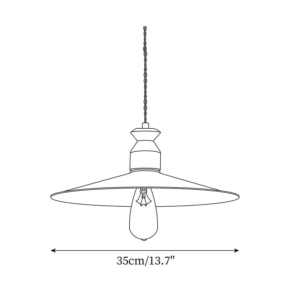 Warm Ambience Walnut Wood Brass Pendant Lamp