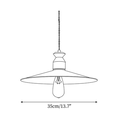 Warm Ambience Walnut Wood Brass Pendant Lamp