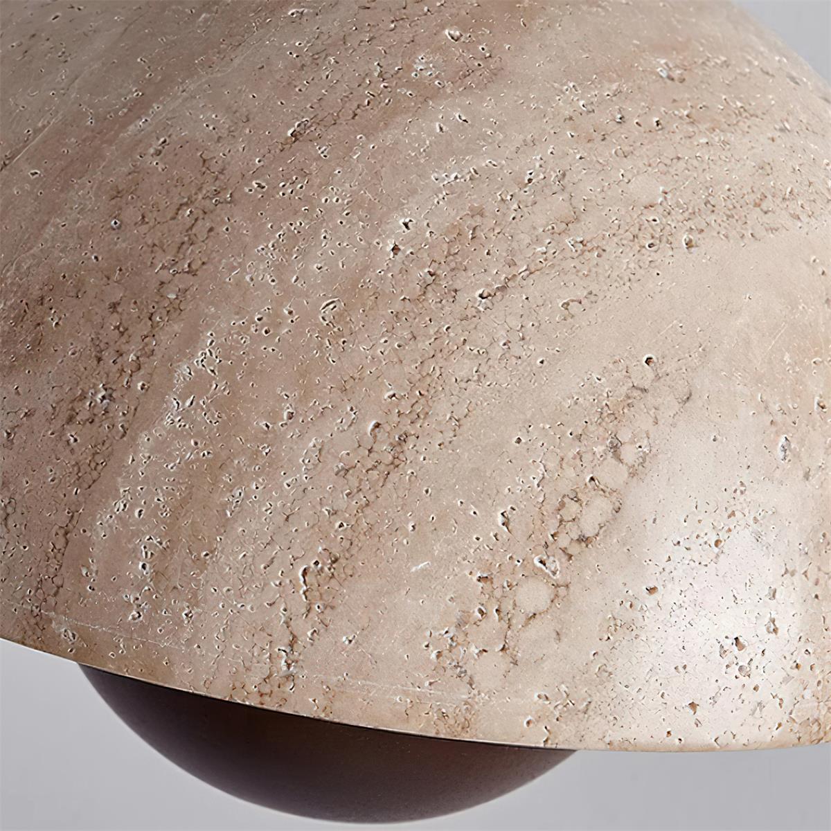 Warm Ambience Travertine Pendant Light Ritta