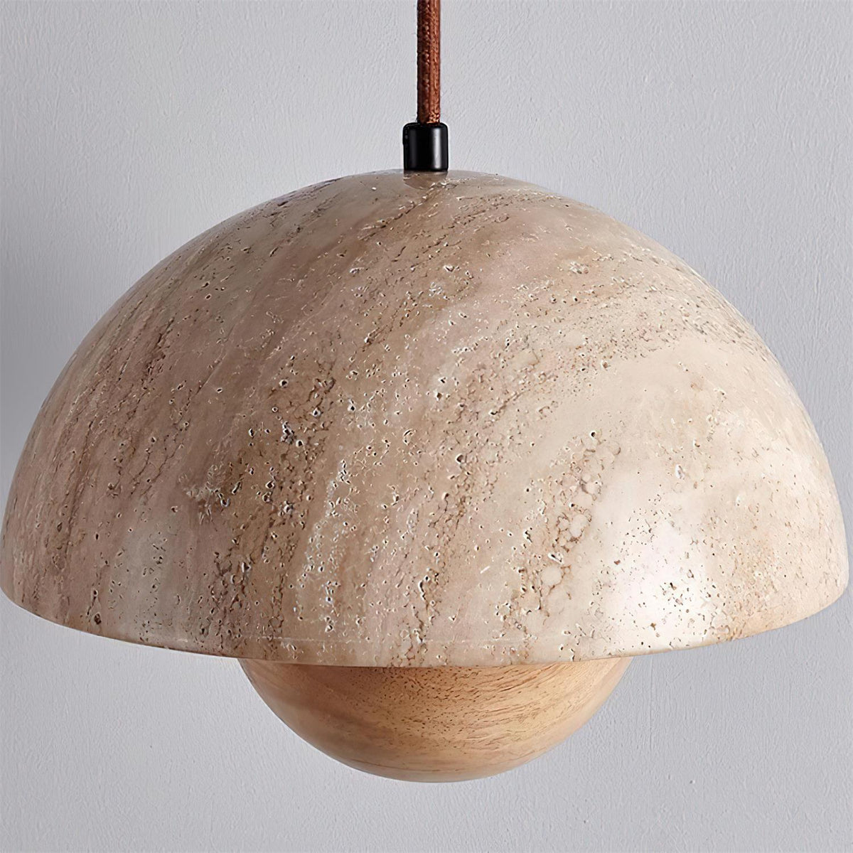 Warm Ambience Travertine Pendant Light Ritta