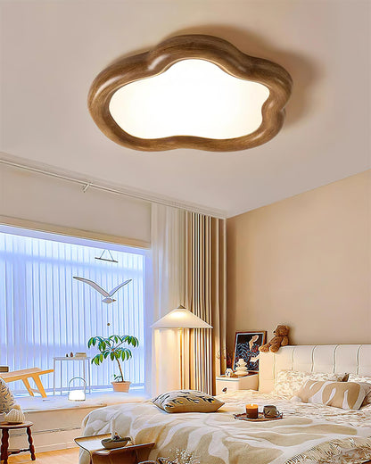 Integrated LED Warm White Resin Cloud Ceiling Light