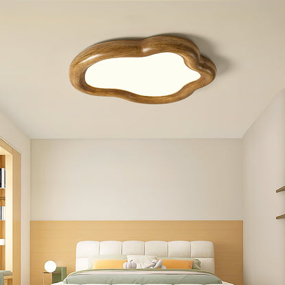 Integrated LED Warm White Resin Cloud Ceiling Light