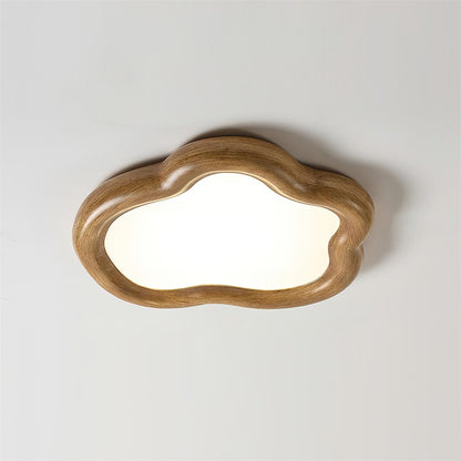 Integrated LED Warm White Resin Cloud Ceiling Light
