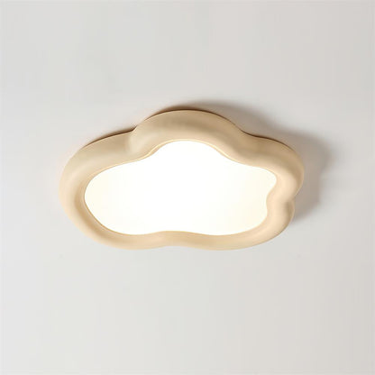 Integrated LED Warm White Resin Cloud Ceiling Light