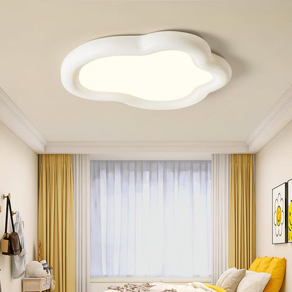 Integrated LED Warm White Resin Cloud Ceiling Light