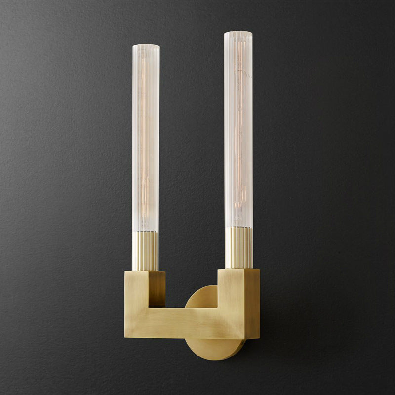 Lamp For Bedroom And Dining Mid Century Glass Brass Wall