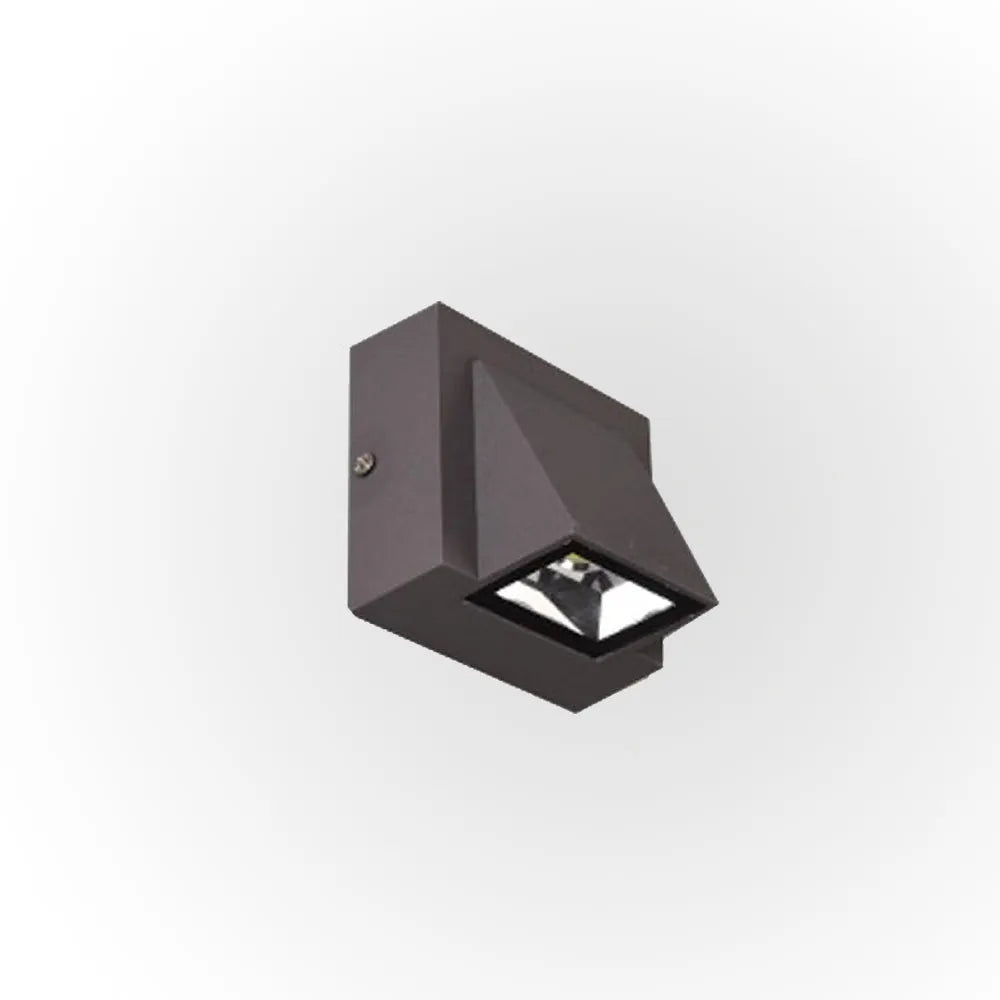Black Lumina Metal Outdoor LED Wall Light