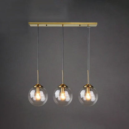 Smoke Amber Elegant Ambience Art Glass Bubble Pendant Light