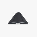 Outdoor Wall Light Black Metal Hardwired IP65 Cone Shaped