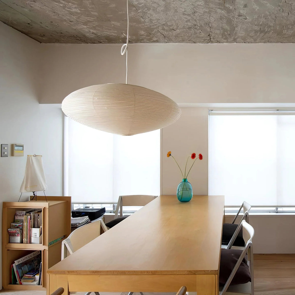Soft Ambient Glow Washi Paper Pendant Light
