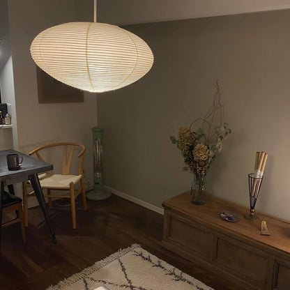 Soft Ambient Glow Washi Paper Pendant Light