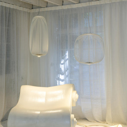 Pendant Light Cage Aero Spokes With Integrated LED
