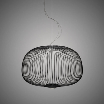 Pendant Light Cage Aero Spokes With Integrated LED