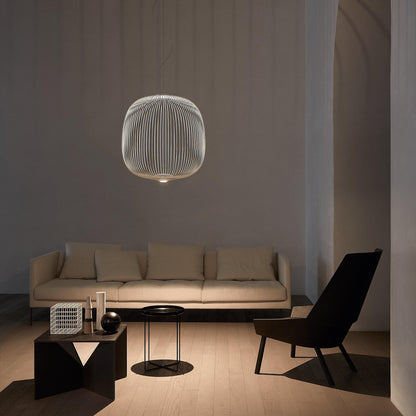 Pendant Light Cage Aero Spokes With Integrated LED