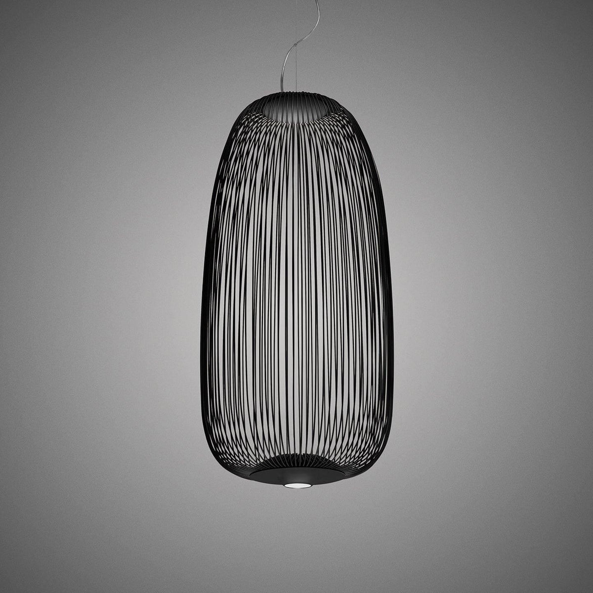 Pendant Light Cage Aero Spokes With Integrated LED