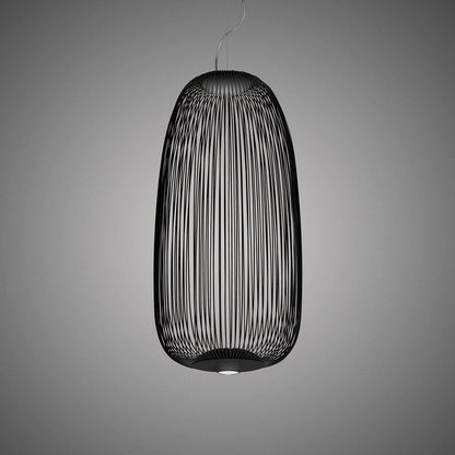 Pendant Light Cage Aero Spokes With Integrated LED