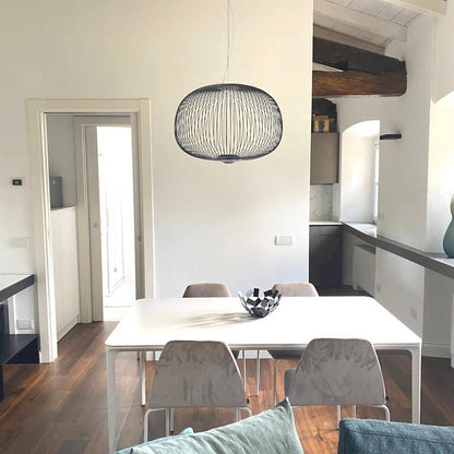 Pendant Light Cage Aero Spokes With Integrated LED