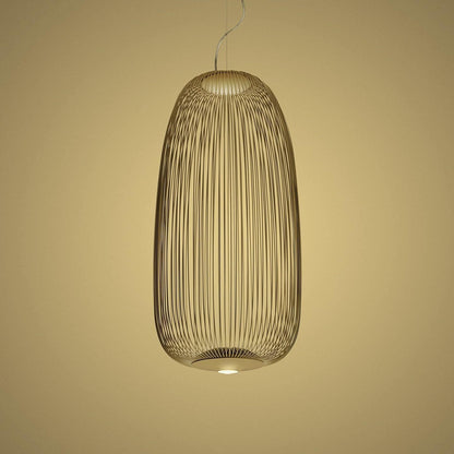 Pendant Light Cage Aero Spokes With Integrated LED