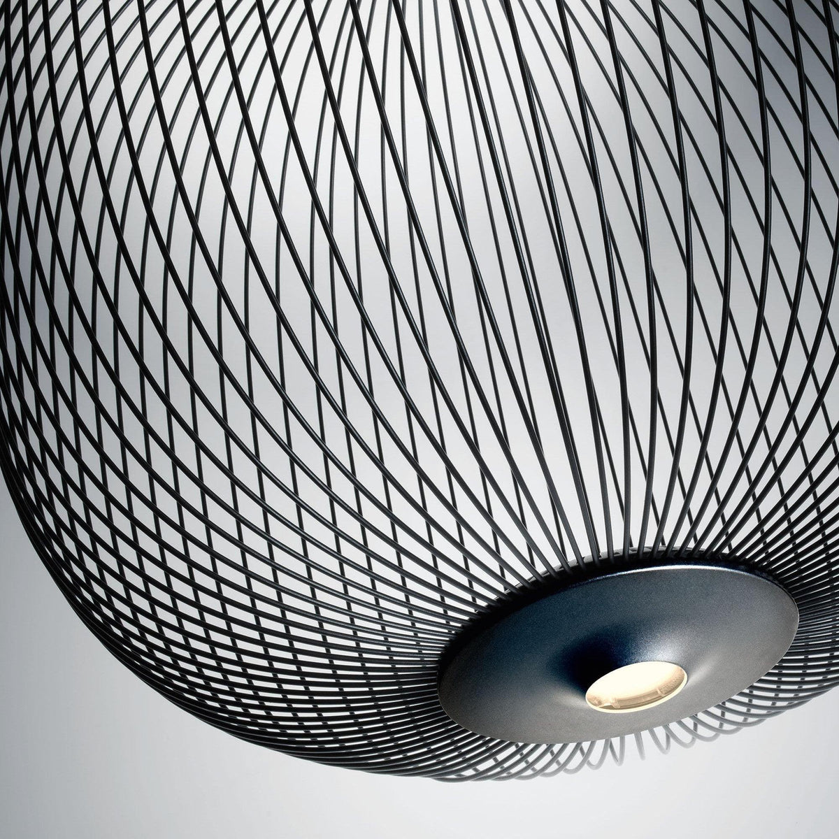 Pendant Light Cage Aero Spokes With Integrated LED