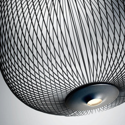 Pendant Light Cage Aero Spokes With Integrated LED