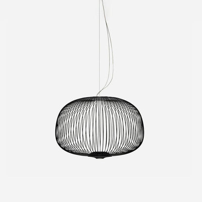 Pendant Light Cage Aero Spokes With Integrated LED