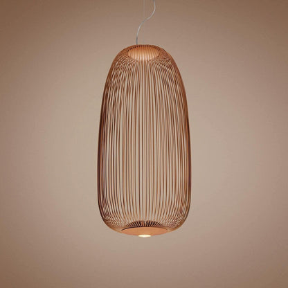 Pendant Light Cage Aero Spokes With Integrated LED