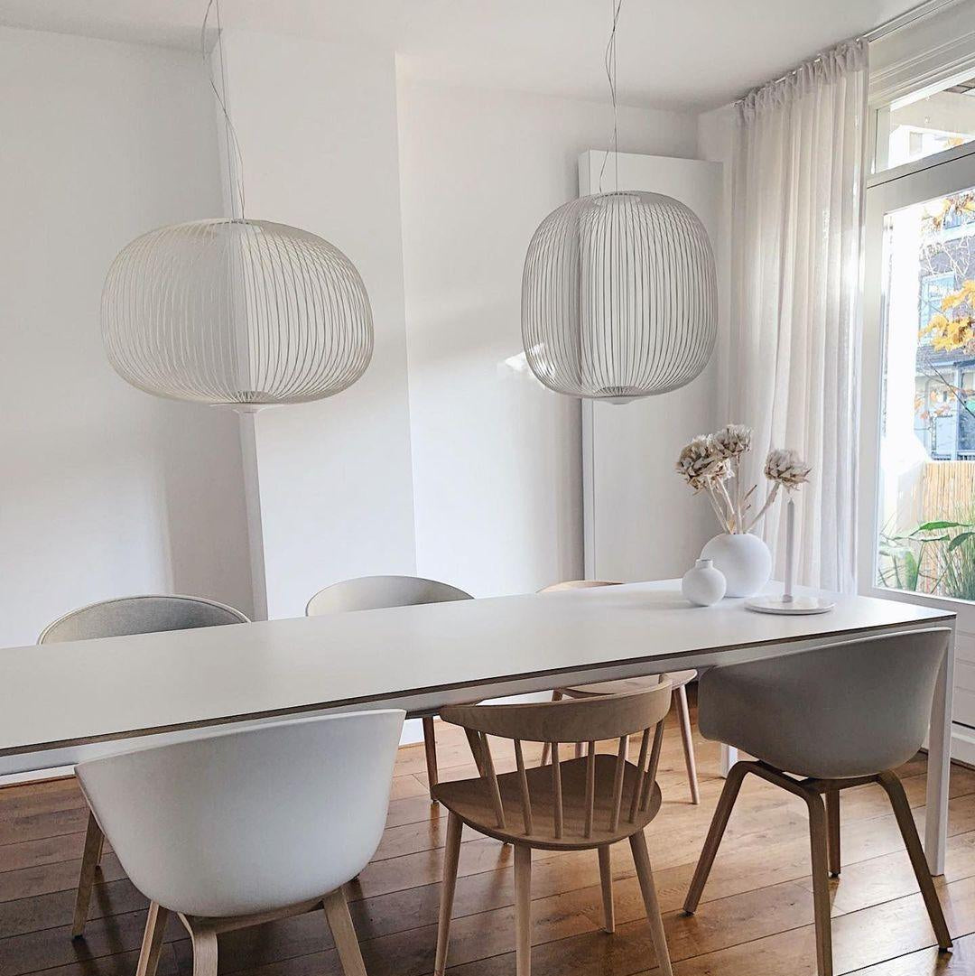 Pendant Light Cage Aero Spokes With Integrated LED