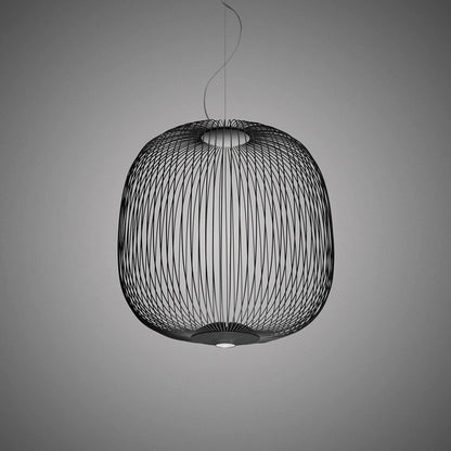 Pendant Light Cage Aero Spokes With Integrated LED