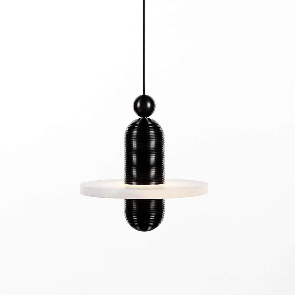 Alabaster Shade Ambient Light Copper Pendant Lamp