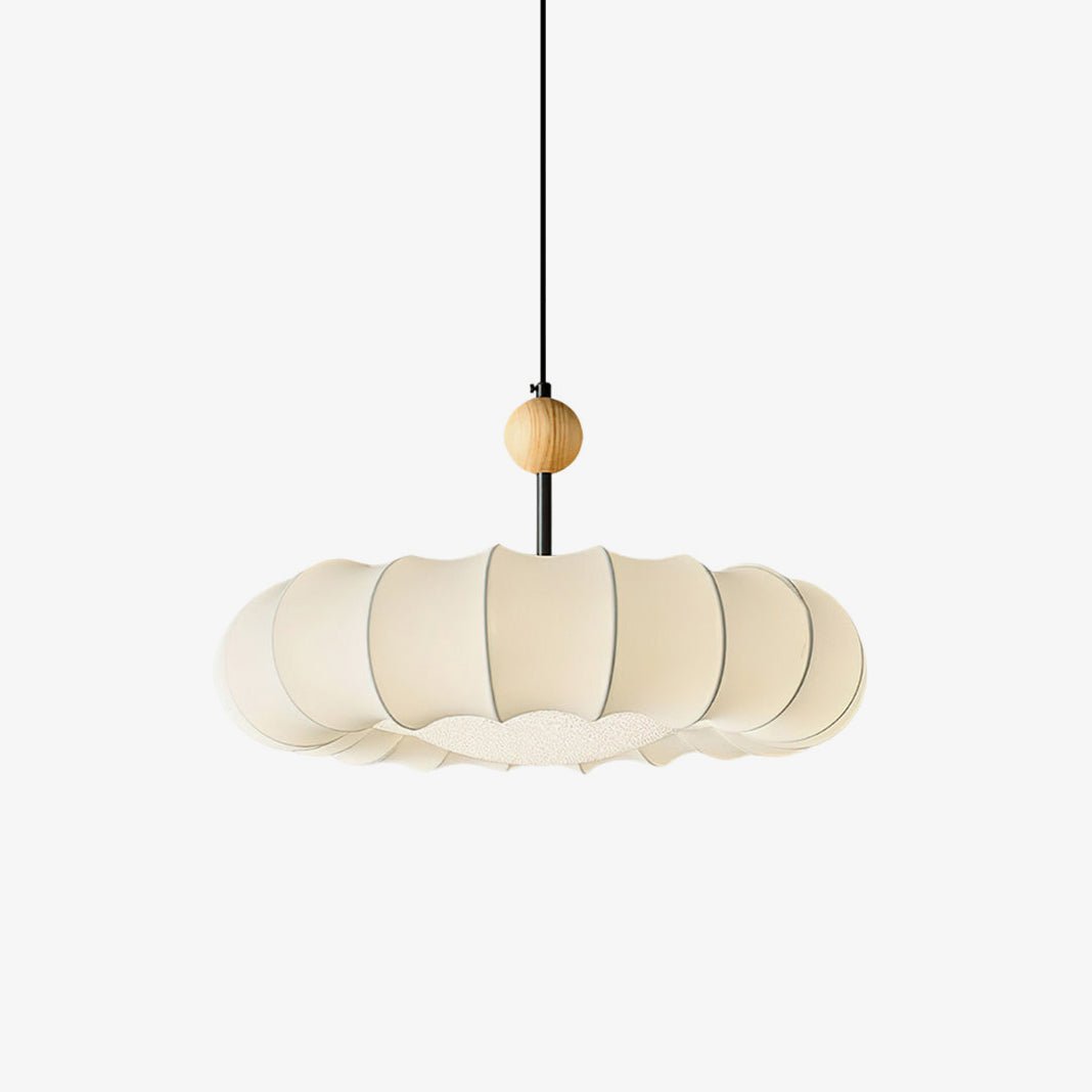 Calm Ambience Pendant Light in Soft Veil Fabric
