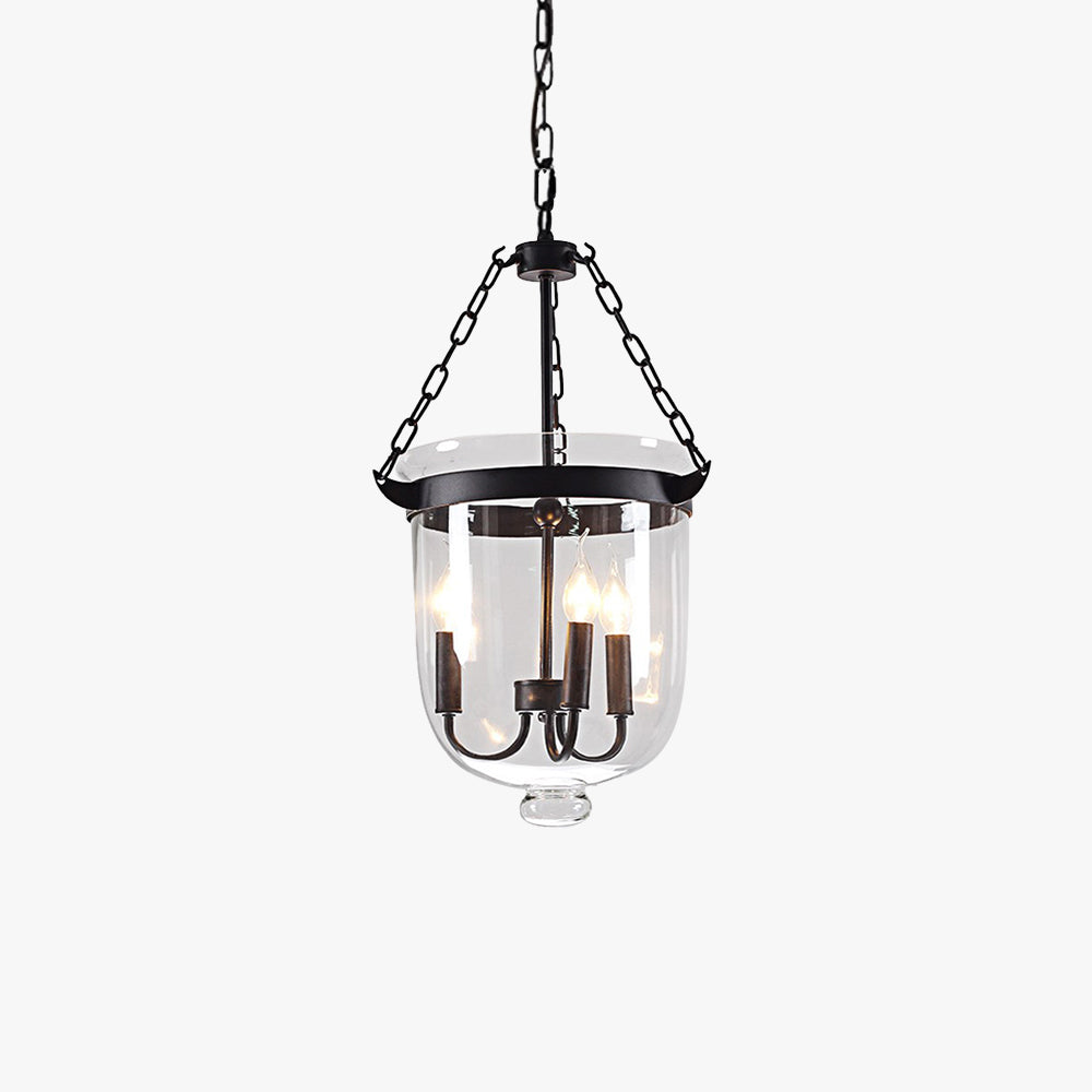 Living Room Ambience Industrial Glass Pendant Lamp